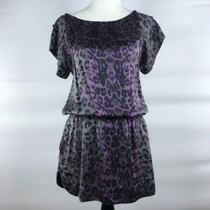 Rebecca Taylor Leopard Silk Dress